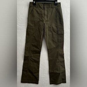 Columbia Cargo Pants Women’s Size 10 Regular Olive Green Hiking Utility Comfort